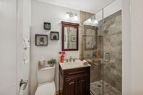 Bathroom, Glass Shower, Interior