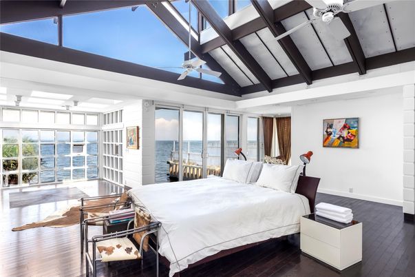 Bedroom, Interior, Water, Wood Texture Flooring