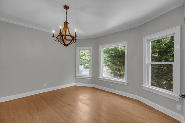 Chandelier, Empty room, Interior, Wood Texture Flooring