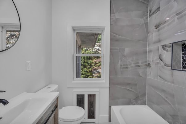 Bathroom, Glass Shower, Interior