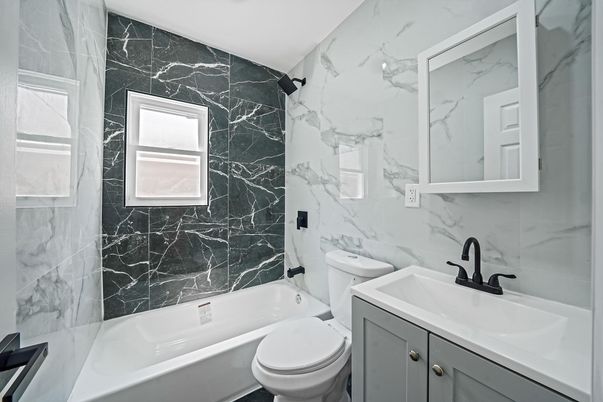 Bathroom, Interior, Marble Walls