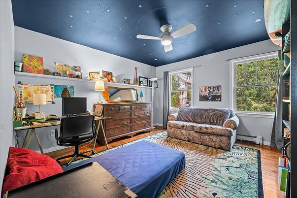 Home Office, Interior, Wood Texture Flooring