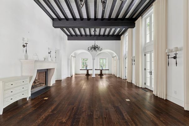 Fireplace, Interior, Wooden Beams, Wood Texture Flooring
