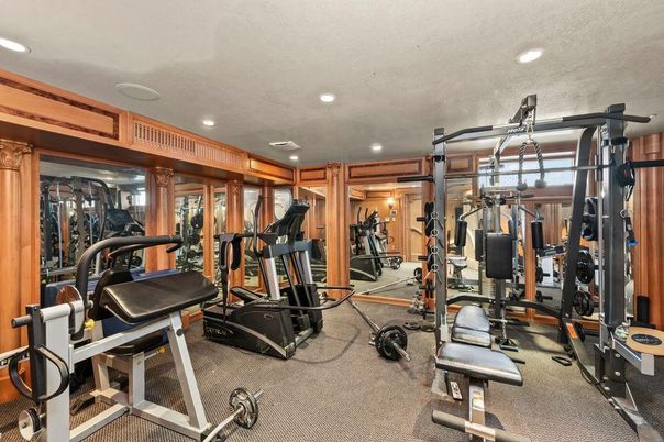Fitness Equipment, Interior, Recessed Lighting