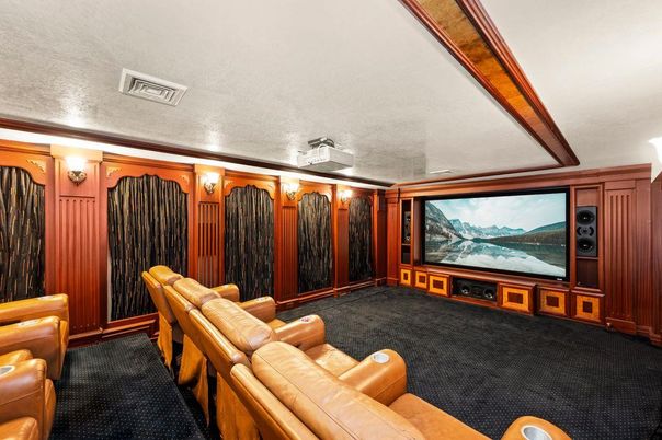 Home Theatre Room, Interior, Projection Screen, Theatre Room
