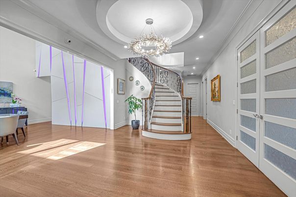 Chandelier, Interior, Pendant Lights, Recessed Lighting, Wood Texture Flooring