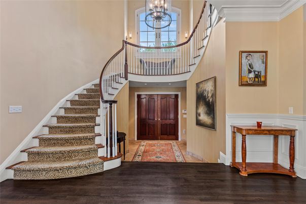 Chandelier, Interior, Wood Texture Flooring