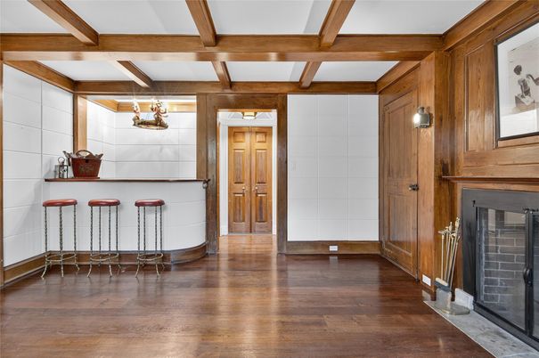 Fireplace, Interior, Wooden Beams, Wood Texture Flooring, Wooden Walls
