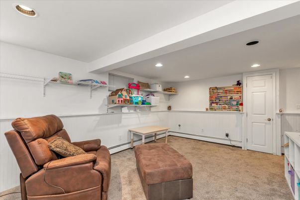 Interior, Living room, Recessed Lighting