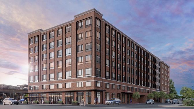 Exterior, Facade, Highrise