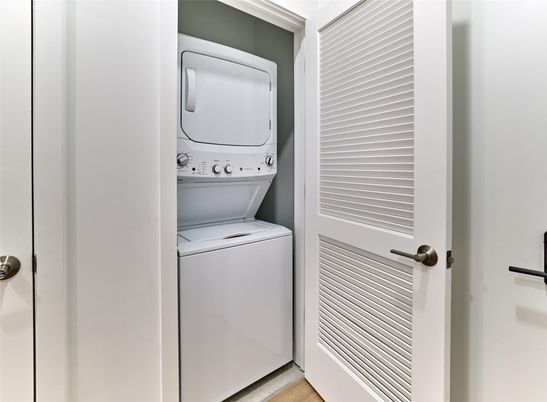 Interior, Utility Closets, Washer, Wood Texture Flooring