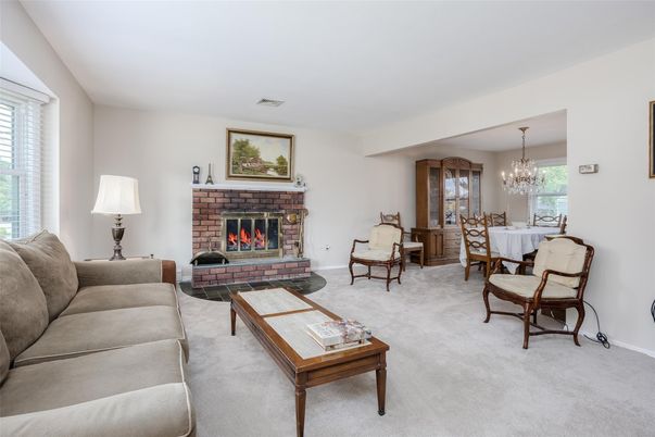 Chandelier, Dining room, Fireplace, Interior, Living room