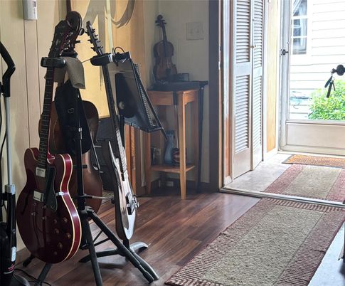 Fitness Equipment, Interior, Wood Texture Flooring