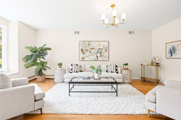 Chandelier, Interior, Living room, Wood Texture Flooring