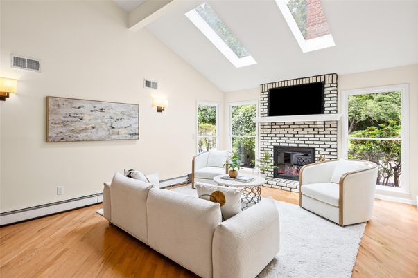 Fireplace, Interior, Living room, Wood Texture Flooring