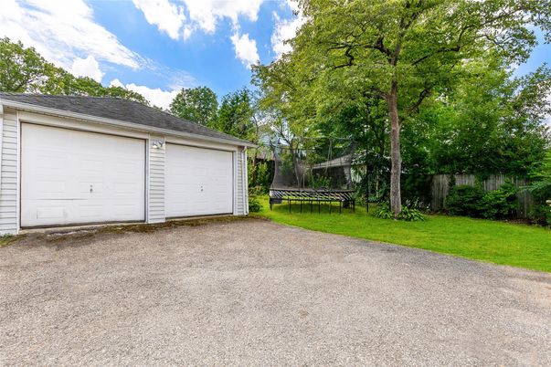 Backyard, Detached Garage, Exterior