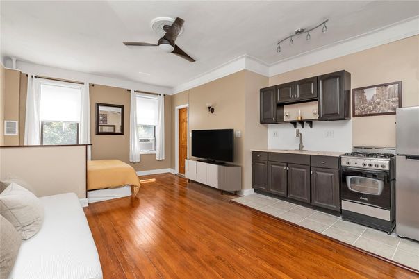 Interior, Kitchen, Wood Texture Flooring