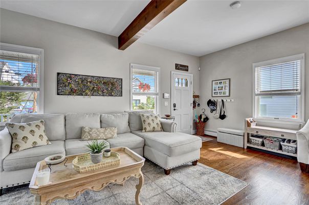 Interior, Living room, Wooden Beams, Wood Texture Flooring
