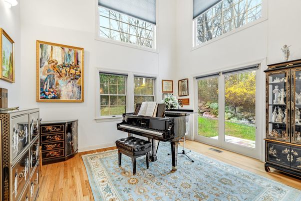 Interior, Piano, Wood Texture Flooring