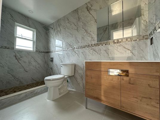 Bathroom, Interior, Marble Walls