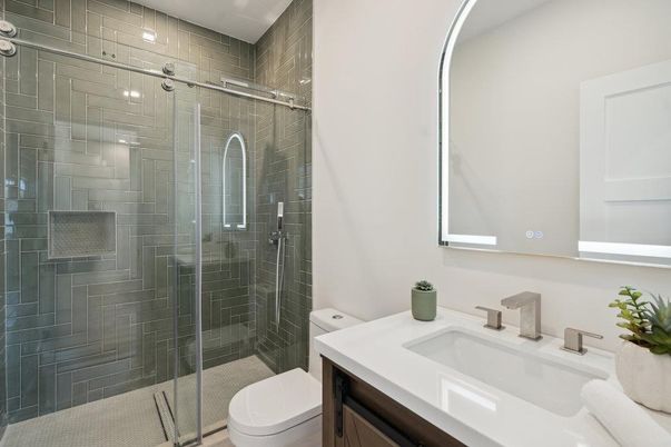 Bathroom, Glass Shower, Interior
