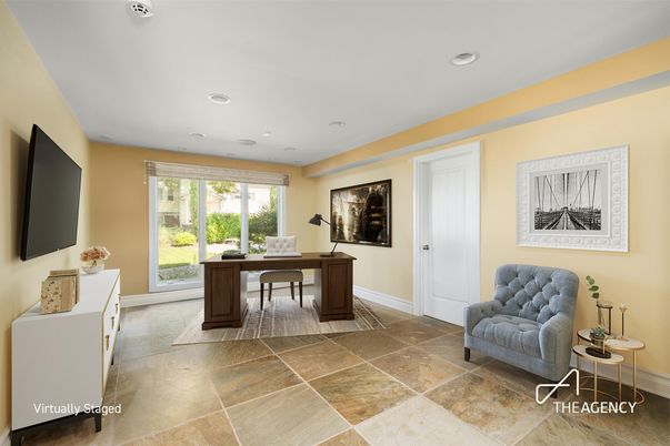 Home Office, Interior, Recessed Lighting