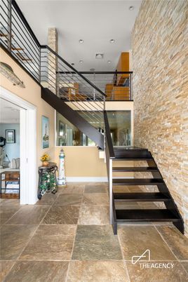 Interior, Recessed Lighting, Stone Walls
