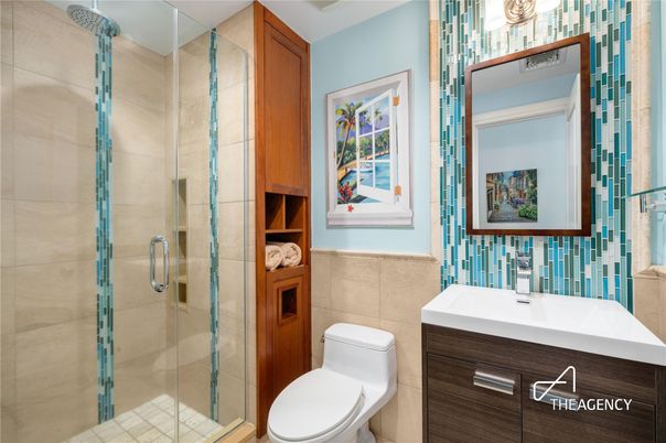 Bathroom, Glass Shower, Interior