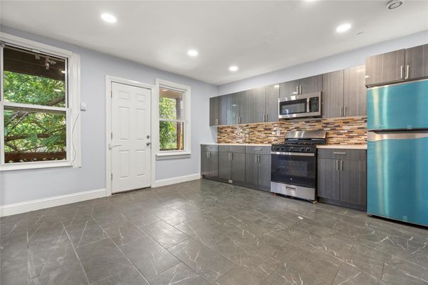 Interior, Kitchen, Recessed Lighting, Stainless Steel Appliances