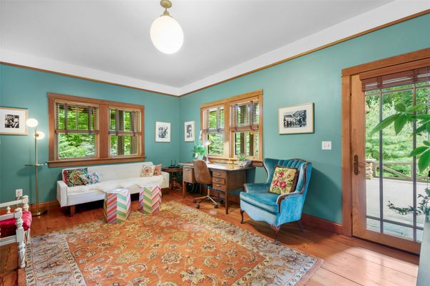 Home Office, Interior, Wood Texture Flooring