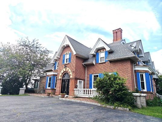 Exterior, Facade, Brick Facade, Tudor Revival