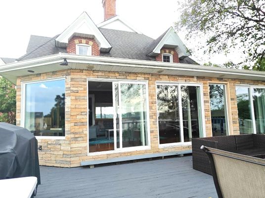 Exterior, Facade, Brick Facade, Cape Cod