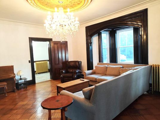 Chandelier, Interior, Living room, Wood Texture Flooring