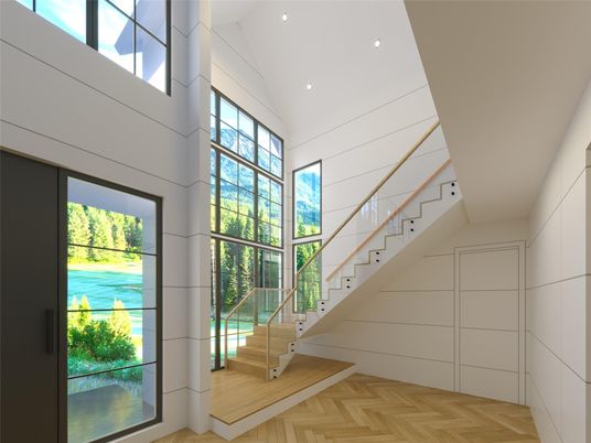 Interior, Recessed Lighting, Wood Texture Flooring