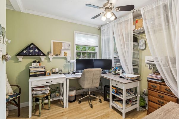 Home Office, Interior, Wood Texture Flooring