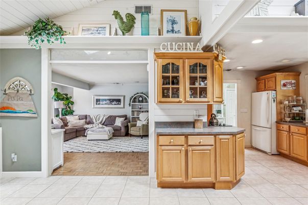 Interior, Kitchen, Living room, Recessed Lighting