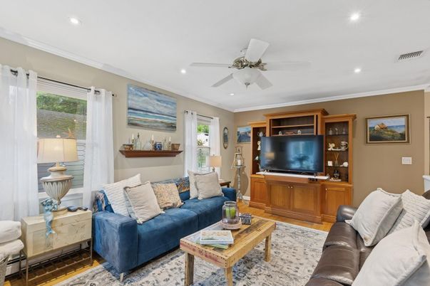 Interior, Living room, Recessed Lighting