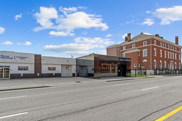 Exterior, Facade, Brick Facade, Condo Building