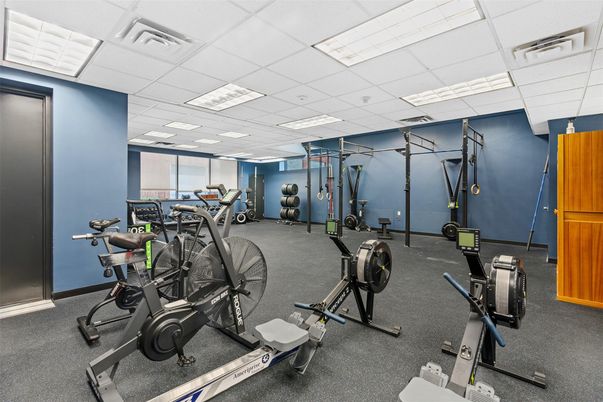 Fitness Equipment, Interior, Recessed Lighting