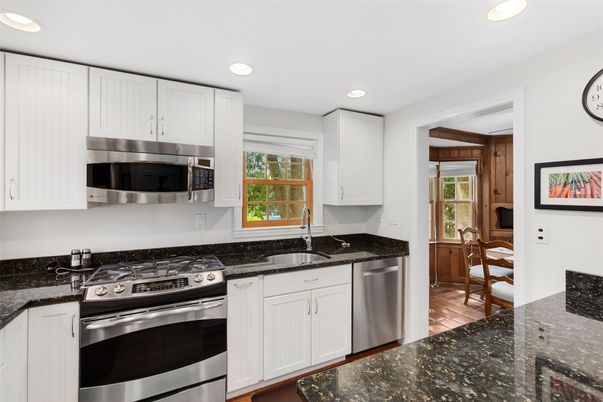 Interior, Kitchen, Recessed Lighting, Stainless Steel Appliances