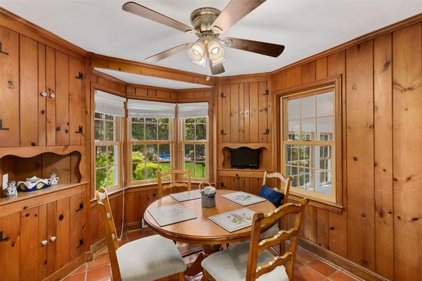 Dining room, Interior, Wooden Walls