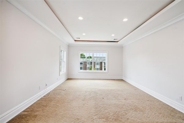 Empty room, Interior, Recessed Lighting