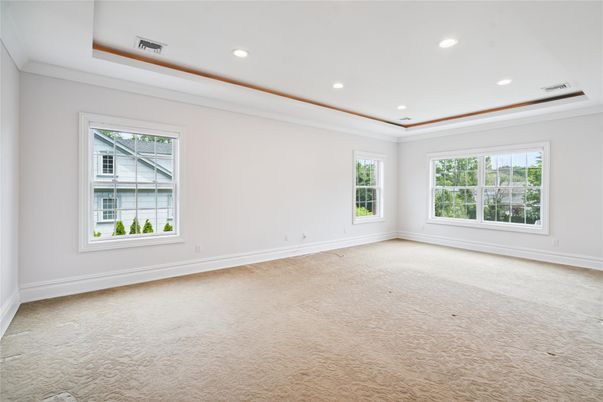 Empty room, Interior, Recessed Lighting