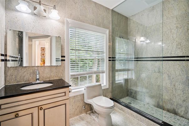 Bathroom, Glass Shower, Interior