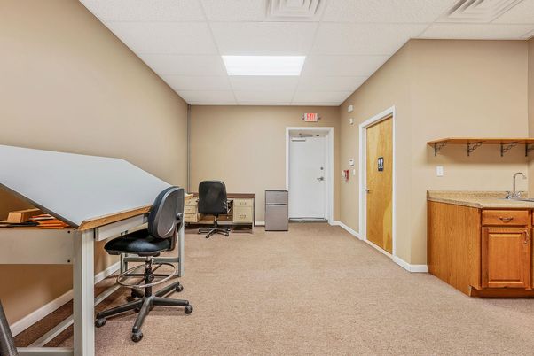 Home Office, Interior, Recessed Lighting