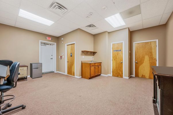 Home Office, Interior, Recessed Lighting
