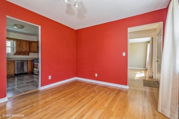 Empty room, Interior, Kitchen, Wood Texture Flooring