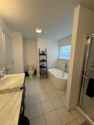 Bathroom, Free Standing Baths, Glass Shower, Interior