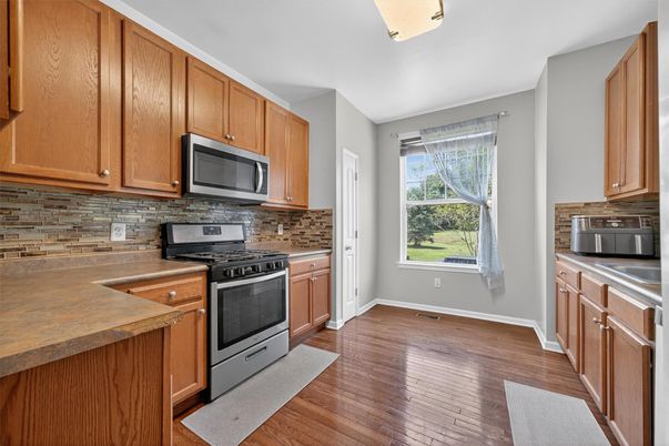 Interior, Kitchen, Wood Texture Flooring