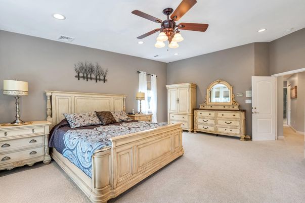 Bedroom, Interior, Recessed Lighting